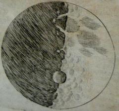 Galileo's original moon drawings