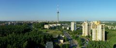 Lazdynai neighborhood panoramic view