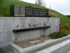 Monument to the victims of the Vilnius TV Tower massacre