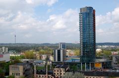 Skyline in Vilnius, Lithuania