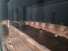 Interior view of London Mithraeum