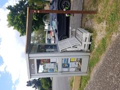 Book exchange box in L'Isle-Jourdain