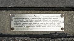 Drachenzählerlied VI/8 Wittelsbacherbrücke plaque