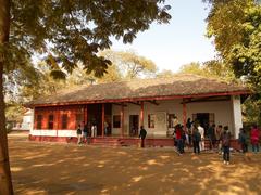 Gandhi Ashram main building and surroundings