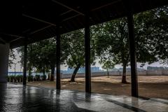 View from Hridaya Kunj of Sabarmati Ashram in Gujarat