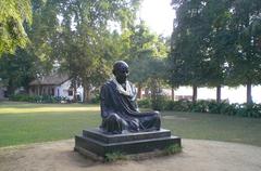 Gandhiji at Sabarmati Ashram, Ahmedabad