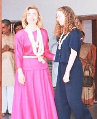 Visitors at Sabarmati Ashram in Ahmedabad, India