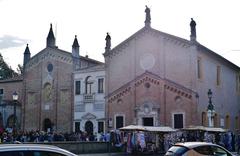 Facade of the Oratory of St. George in Padua, Italy