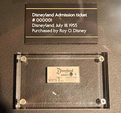 First ticket to Disney displayed in Museum of Science and Industry