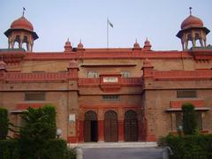 Peshawar Museum building in Peshawar, Pakistan, showcasing British and Mughal architectural styles