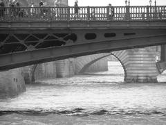 Paris bridges on the Seine River