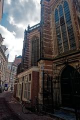 Amsterdam Eggertstraat view south Nieuwe Kerk