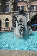 Fish Fountain in Marienplatz, Munich