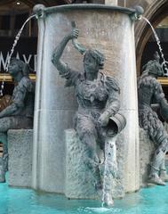 Fischbrunnen at Marienplatz, Munich