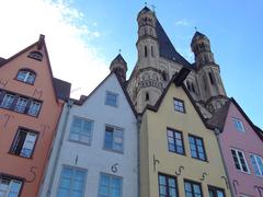 Altstadt Old Town architectural detail in Cologne, Germany