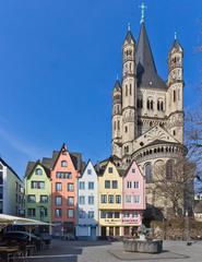 Fischmarkt with Great St. Martin, Cologne