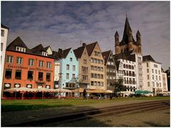 Cologne Rhein riverfront