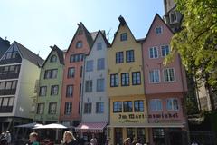 Stapelhäuschen and Groß St. Martin in Cologne