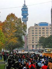 student march in Santiago de Chile