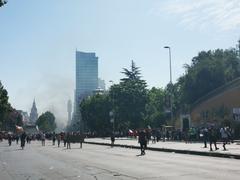 Protests in Alameda Santiago November 12 2019