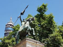 Equestrian statue of General José de San Martín in Santiago de Chile