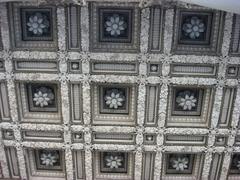 Detail of portico underside, Fitzwilliam Museum