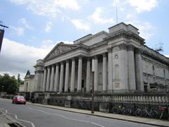 The Fitzwilliam Museum building in Cambridge, England