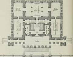 Ground plan of the Fitzwilliam Museum designed by George Basevi in 1837