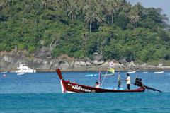 Long-tail boat at Kata Beach, Thailand