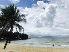 Kata Beach during the day in Phuket, Thailand