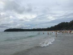 Bad weather in Kata Beach, Phuket