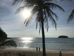 Sunset over Kata Beach, Phuket, Thailand