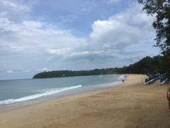 Kata Beach with clear waters and sandy shore