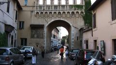 Porta Settimiana in Rome