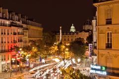 Place du Châtelet and Rue Saint-Denis in Paris