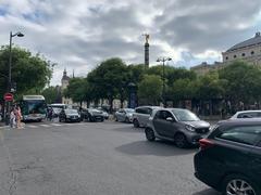 Place du Châtelet in Paris showcasing a historic square with an obelisk and surrounding buildings