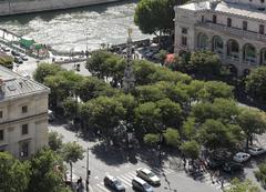 Place du Châtelet from Tour Saint-Jacques