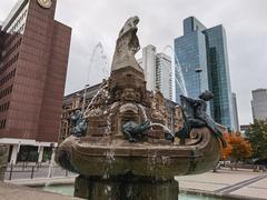 Frankfurt Christmas tree and town scenes in 2020