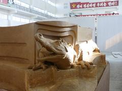 1:1 scale model of Frankfurt's Fairy Tale Fountain in Mansudae Art Studios, Pyongyang