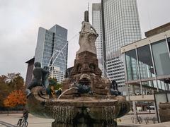 Christmas tree, Jewish Museum, Höchst, Römer, carousel, Maskenbär, and fairytale fountain in Frankfurt 2020