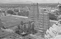 Meenakshi Temple in Madurai, Tamil Nadu, India, early 1970s