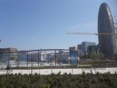 Parc de la plaça de les Glòries in Barcelona