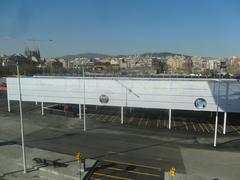 Pèrgola-Umbracle project by Calderon-Folch-Sarsanedas Architects near DHUB in Plaça de les Glòries