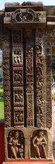 05 Torana Pillar, 8th century Udayagiri, at Patna Museum, Bihar