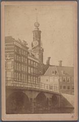 Muntplein and Munttoren in Amsterdam, 1868-1876