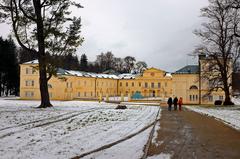 Kynžvart Castle in winter 2020