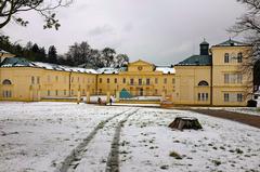 Castle Kynžvart in winter 2020