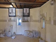 first floor of the Saint-Jacques Tower with stored gargoyles