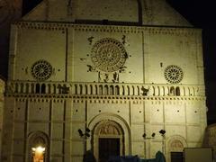 Facade of Assisi Cathedral of San Rufino