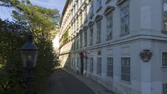 Mölker Bastei in Vienna viewed from number 8 towards northeast